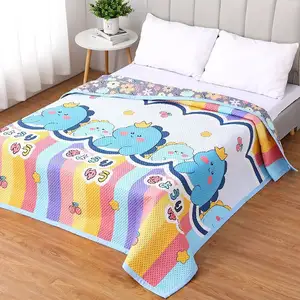 custom children's bed cover Snowflake cotton spreads flat sheets beddings quilted bed sheet for beds