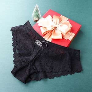 여자의 섹시한 미드 라이즈 꽃 나비 레이스 팬티 통기성 비키니 스타일 여성용 로맨틱 속옷 도매 Dropshipping 제품 - Product Image 5