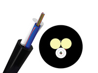 Câble à fibre optique ASU Diélectrique autoportant/Mini ADSS Antenne extérieure autoprise 2 4 6 Core 8F 12 Hilos 2KM 3KM 5KM