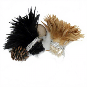 Teint Noir Selle Hackle Poulet Coq <span class=keywords><strong>Plume</strong></span> Pour Artisanat DIY Mouche Attachage Matériel Carnaval Cheveux Boucle D'oreille Accessoire Partie Déco - Product Image 1