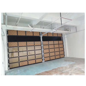 Porte de <span class=keywords><strong>garage</strong></span> automatique en aluminium et verre <span class=keywords><strong>PANAMA</strong></span>, isolation thermique, design moderne, garantie 5 ans, pour usage en villa - Product Image 3