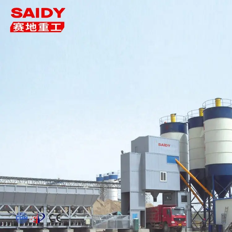 Mobile Portable Mini Small Central Machinery Universal Concrete Batch Plant Batching Station Mixing Plants