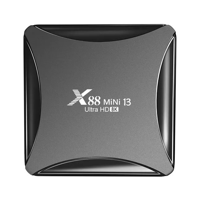 High Quality X88 Mini 13 4K Android TV Box 13.0 RK3528 2GB 16GB 2.4G&5G WiFi Media Player IPTV Set Top Box
