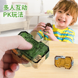 Juguete de Tanque Militar Transformable en Fidget Spinner para Niños de 8 a 13 Años, Diseño Portátil de Plástico - Product Image 2