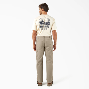 Pantalon de travail cargo standard antistatique pour l'extérieur avec logo personnalisé Pantalon de charpentier en toile pour le travail - Product Image 6