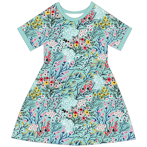 Vestido <span class=keywords><strong>de</strong></span> Manga Corta Suave para <span class=keywords><strong>Niñas</strong></span> para <span class=keywords><strong>Primera</strong></span> Comunión, 95% Bambú, 5% Elastano, <span class=keywords><strong>Vestidos</strong></span> Personalizados para <span class=keywords><strong>Niñas</strong></span> Pequeñas - Product Image 1