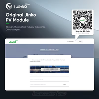 Jinko panel modul PV kaca ganda WAJAH ganda Bifacial 156 sel 615W 620W 625W 630W
