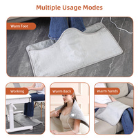 Coussin chauffant électrique extra large super chaud Chauffe-pieds à chauffage rapide avec protection contre la surchauffe Thermostat réglable pour usage domestique