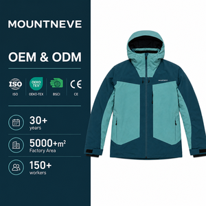 Veste coupe-vent pour <span class=keywords><strong>homme</strong></span> en bleu turquoise, style Gorpcore, vêtements techniques, imperméable, pour la randonnée, avec logo personnalisé, vêtements de sport, vêtements d'extérieur - Product Image 4