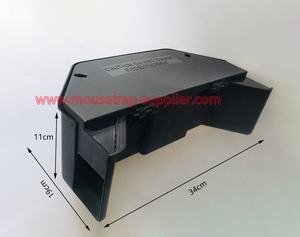 Caja de estación de cebo para ratas, trampa de ratón de roedores bloqueable de plástico para interiores y exteriores - Product Image 3