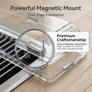 Déflecteur d'air magnétique avec bras réglable, 11,6 - 23 pouces, couvre-ventilations universels pour climatiseur domestique, utilisation au sol et au mur - Product Image 5