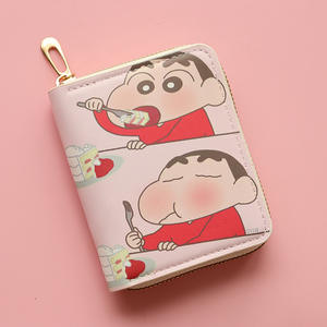 <span class=keywords><strong>กระเป๋า</strong></span>ใส่เหรียญแบบพกพาลายการ์ตูนน่ารัก<span class=keywords><strong>กระเป๋า</strong></span>หนัง PU สีเทียนสำหรับเด็ก - Product Image 5