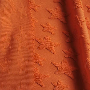 Tela de punto a cuadros con estrellas de alta calidad y precio económico 2026, tela jacquard 100% poliéster para toallas - Product Image 6