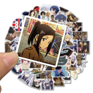 Autocollants en vinyle imperméables pour les fans de Anime 86- Eighty <span class=keywords><strong>Six</strong></span>-pour ordinateur portable Skateboard Décoration, 60 pièces/sac - Product Image 3