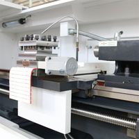 Tour CNC CK6150 de haute précision, horizontal à banc plat, automatique, pour usinage moyen, fabriqué en Chine