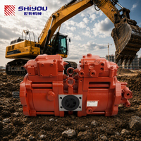 Pompe hydraulique principale SHIYOU K3V63DT Kawasaki pour excavatrices CAT E312 E312B 312B E200B E311 Hyundai R130-7 R140-7 R150 R150-7 - Pièces détachées