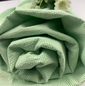 100% cotton Double layer woven Yarn Dyed Crepe Seersucker Cotton Fabric for shirts dress and other garment use