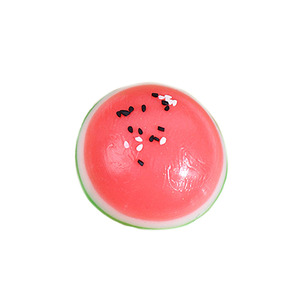 Juguetes de simulación de sandía redonda favoritos de los niños, con tacto cremoso, nuevos juguetes divertidos para amasar y aliviar el estrés. - Product Image 4