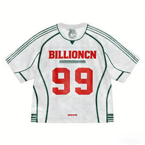 Camiseta personalizable Vintage Street Hip Hop para hombre, camiseta de gran tamaño de algodón Premium de alta calidad con estampado de logotipo, camiseta para hombre - Product Image 3