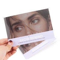 Dépliants papier d'impression personnalisés brochures de produits cosmétiques