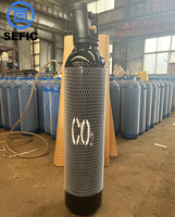 ISO9809-3 150Bar 10L oxygène azote Argon hélium CO2 réservoir bouteille de cylindre pour médical