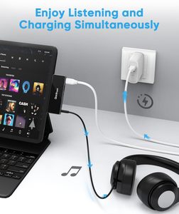 Dockteck iPad Pro <span class=keywords><strong>USB</strong></span> <span class=keywords><strong>C</strong></span> HUB 4K 60Hz <span class=keywords><strong>HDMI</strong></span> 5-in-1อะแดปเตอร์สำหรับ iPad Pro M4 M2 M1 iPad Air 6 5 13 11 3.5มม. สัญญาณเสียง100W PD <span class=keywords><strong>USB</strong></span> 3.0 - Product Image 5