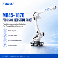 Robot industriel FOBOT à 6 axes MB45-1870, charge utile de 45 kg, portée de 1870 mm, précision de 0,03 mm, soudage, manipulation de grandes pièces