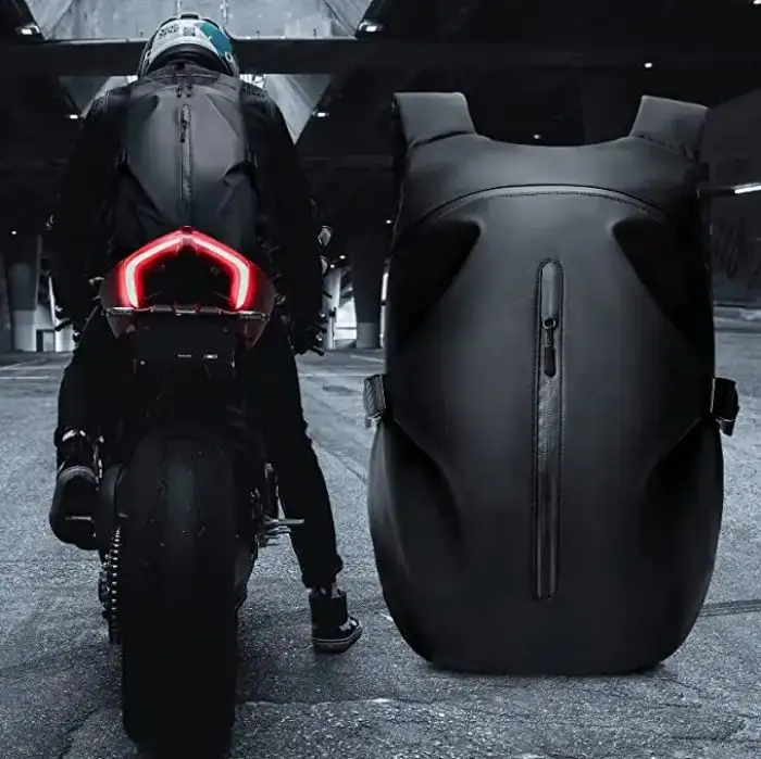 Mochila seca personalizada impermeável, mochila seca leve para capacete de motocicleta, para homens e mulheres