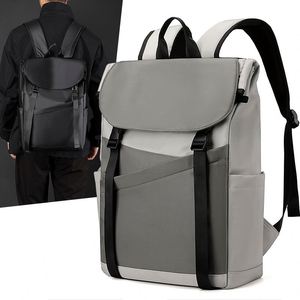 Mochila para Portátil Personalizada para Universidad y Secundaria, Unisex, Impermeable, Antirrobo, con Puerto USB, Material de Nailon de 15.6 Pulgadas, Cremallera Arqueada en el Hombro - Product Image 1