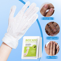 Masque Hydratant Intense à l'Extrait d'Avocat et Glycérine pour les Mains – Nourrit, Adoucit et Lisse les Peaux Sèches et Rugueuses – Soin Longue Durée