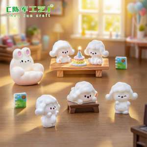 Micro-paesaggio Weij: Adorabile <span class=keywords><strong>Cagnolino</strong></span> Cartoon, Decorazione Fai-da-Te per Casa e Tavolo, Piccoli Ornamenti Mengli - Product Image 2
