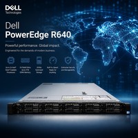 Pour serveur PowerEdge R640 1U, châssis à insertion à chaud de 2,5 pouces, contrôleur PERC H330 H730P H740P, Intel Xeon Enterprise Rack Stock