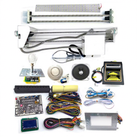 Kit DIY Machine à grue de 71 cm avec griffe pour peluches et jouets, accepteur de billets et validateur de billets de banque, ensemble complet