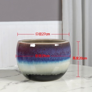Macetas de Cerámica Decorativas para Interiores y Exteriores, Resistentes a Altas Temperaturas, Ecológicas y Duraderas, de Jingdezhen, Color <span class=keywords><strong>Beige</strong></span> Terracota, Estilo Moderno - Product Image 5