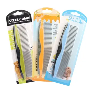 Nhà Máy Bán Buôn Đa Chức Năng Hai Mật Độ Răng Dog Kim Kim Tóc Lược Mèo Pet Grooming Comb