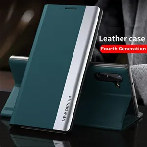 NUEVA Funda de Cuero Tipo Libro para Samsung Galaxy S26 S25 S22 S23 S24 Ultra S10 Plus S20 S21 FE Note 10 Plus 20 Ultra con Soporte - Product Image 1
