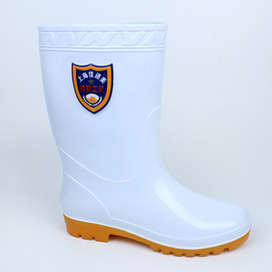 Bottes de pluie professionnelles blanches de qualité alimentaire, résistantes à l'huile, aux acides et aux alcalis, antidérapantes, résistantes à l'usure, chaussures de chef - Product Image 3