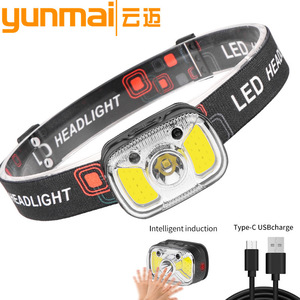 XPG COB LED Headlamp 6cm x 4cm x 3cm Rechargeable Portable White Light Outdoor <b>Camping</b> <b>Hiking</b> - Product Image 3