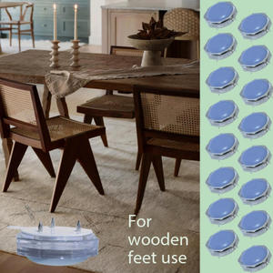 Patins de <span class=keywords><strong>chaise</strong></span> <span class=keywords><strong>pour</strong></span> tapis, transparents, robustes, en PTFE, <span class=keywords><strong>pour</strong></span> le déplacement de meubles, protections de pieds de table <span class=keywords><strong>pour</strong></span> un glissement fluide - Product Image 2