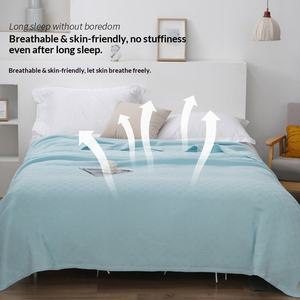 Couverture <span class=keywords><strong>de</strong></span> canapé légère en <span class=keywords><strong>mousseline</strong></span> <span class=keywords><strong>de</strong></span> <span class=keywords><strong>coton</strong></span> pur pour enfant, sac <span class=keywords><strong>de</strong></span> couchage rafraîchissant d'été, couverture climatisée à imprimé actif - Product Image 3