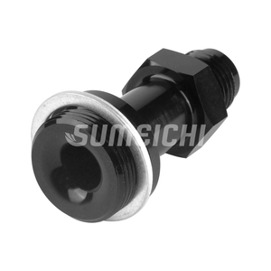 SUMEICHI Adaptateur d'entrée de carburateur de pompe à carburant en aluminium AN6 mâle à 7/8-20 "mâle Flare Union Hose Pipe Fitting - Product Image 3