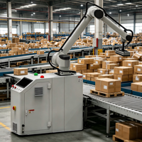 Palettiseur robotisé industriel Poshysmart 20kg/25kg/30kg pour la manutention de sacs/boîtes/fûts/seaux
