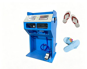 Machine pneumatique FS-1S pour l'assemblage de sangles de claquettes, 4/6 clous pour la fabrication de chaussures et la fabrication de tongs - Product Image 1
