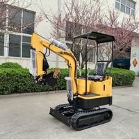 Livraison gratuite chinois escabadora / excavadora / escovator / excavateur / pelle / bagger manuel trou pelleteuse mini pelle 1 tonne