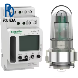 CCT15494 Acti 9 IC100kp+1C Smart Twilight Programmable Time Switch 16A IP44 1 to 99000 Lux - Product Image 1