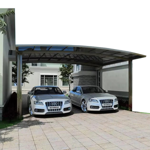 Abri d'auto extérieur étanche Toit arqué Abri auto design moderne Pergola Garages - Product Image 3
