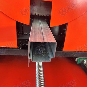 Unidad de conformación de marcos de puertas de acero inoxidable de grado industrial, automática, controlada por PLC, con motor y rodamientos - Product Image 5