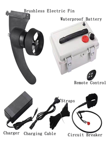 Moteur de propulsion électrique intelligent Ridewave en fibre de carbone pour planche à pagaie gonflable, kayak et <span class=keywords><strong>SUP</strong></span>, avec télécommande, durable - Product Image 1