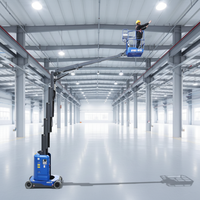 Chariot élévateur à mât vertical avec flèche intégrée, conception robuste, fonctionnement flexible pour le travail