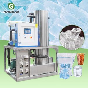 Fabricant de glace en tube, glace en cube, 10, 20, 30 tonnes, 1 tonne, 2 tonnes, 3 tonnes, 5 tonnes, 30 tonnes, machine à fabriquer de la glace en tube, prix pour le poisson - Product Image 1